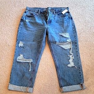 Slouchy straight jeans